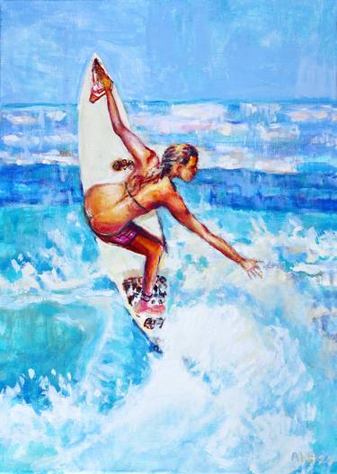 Original Expressionism Water Paintings by Ana Smarz