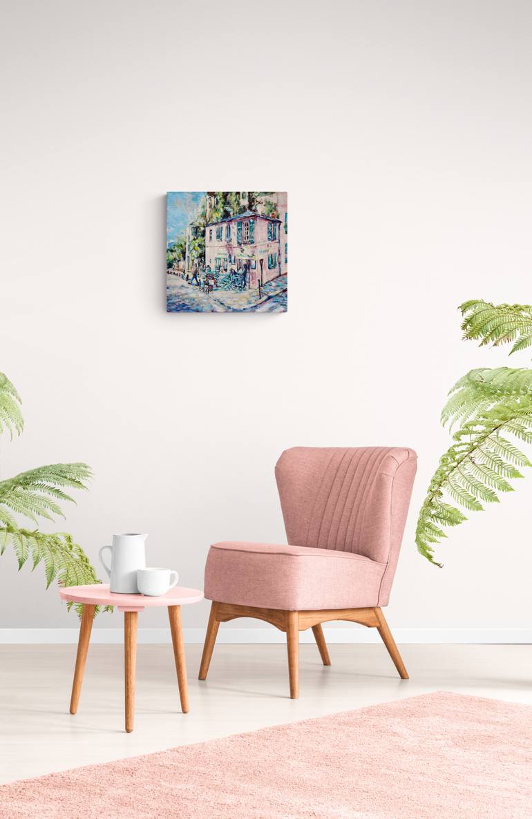 Original Expressionism Cities Painting by Ana Smarz