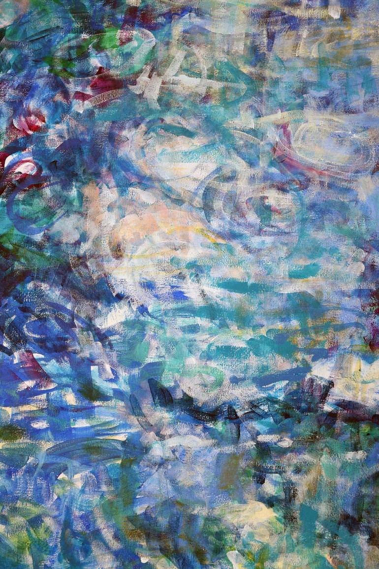 Original Abstract Expressionism Water Painting by Ana Smarz