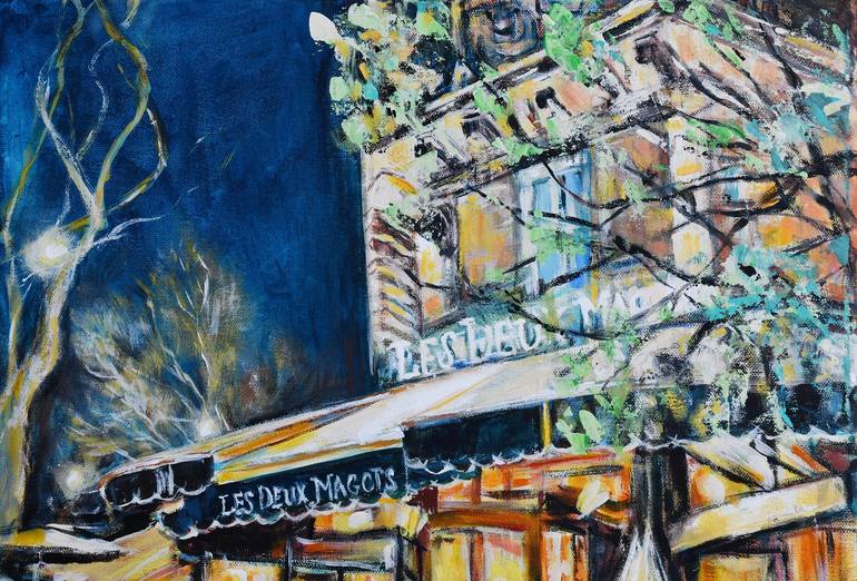 Original Expressionism Architecture Painting by Ana Smarz