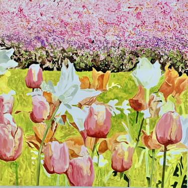 Print of Floral Paintings by Maurice Hawkins