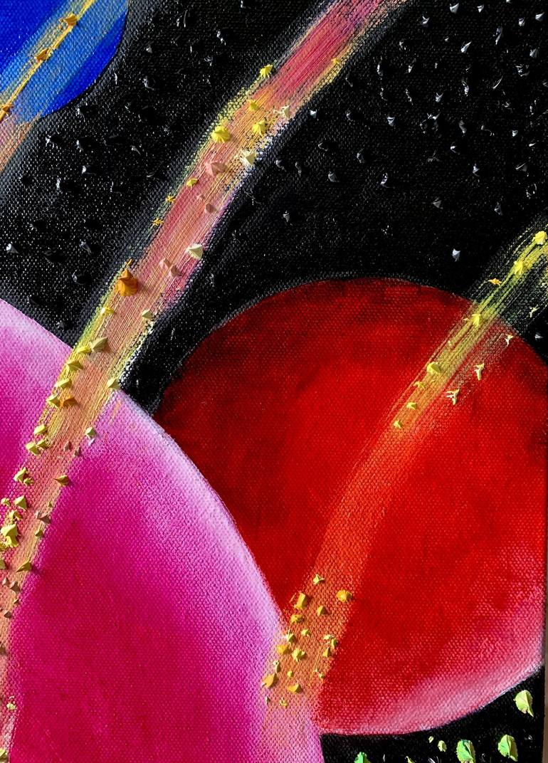 Original Outer Space Painting by Maurice Hawkins