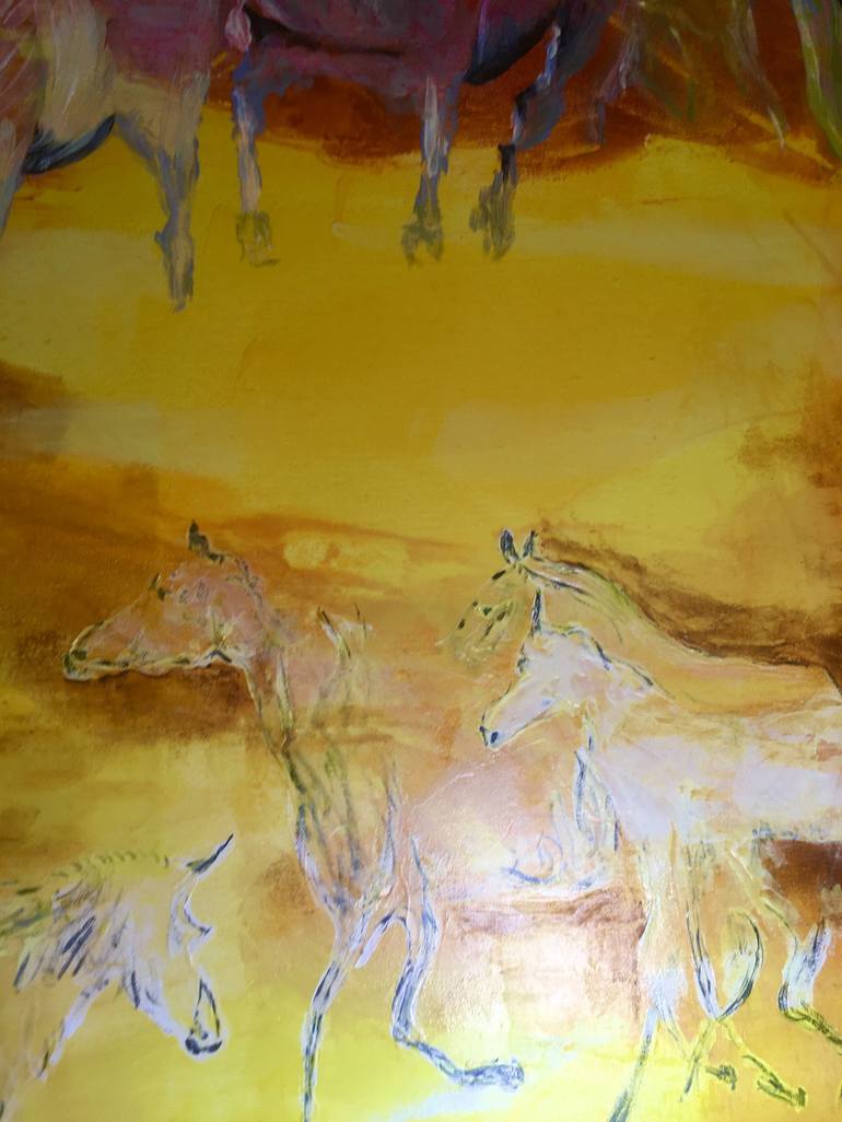 Original Expressionism Animal Painting by Maurice Hawkins