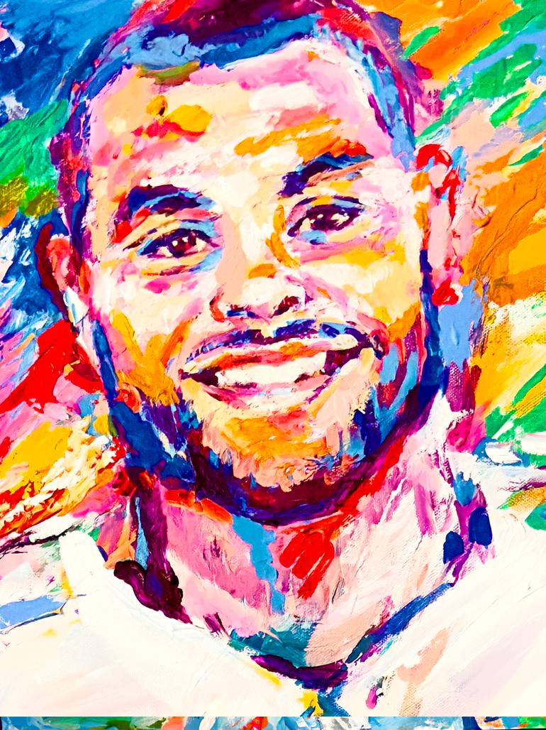 Original Impressionism Sports Painting by Taty Taty