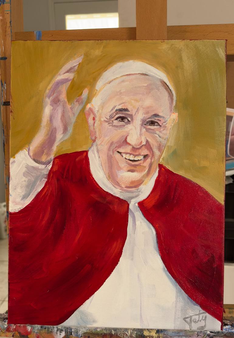 Original Portraiture People Painting by Taty Taty