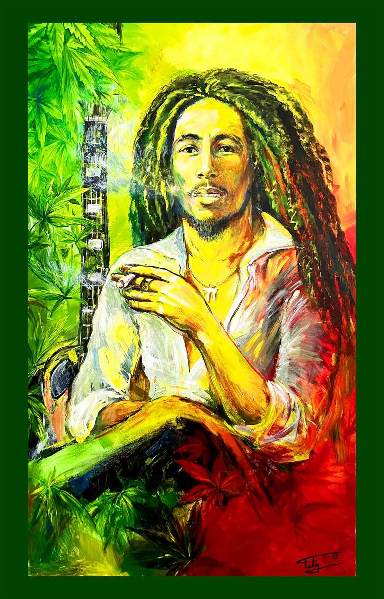 Bob Marley Painting by TATY TATY | Saatchi Art