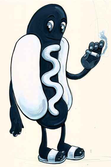 Smoking Hotdog thumb