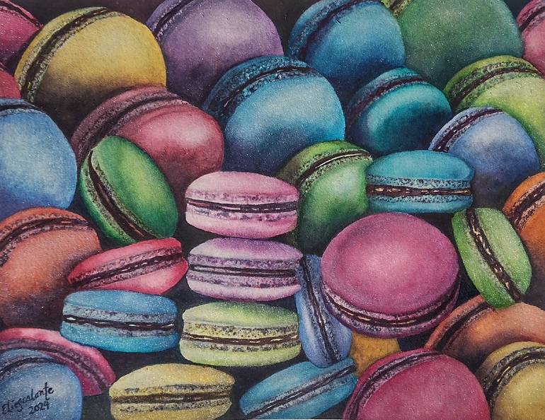 Original Food & Drink Painting by Eleonora Escalante