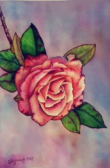 Original Fine Art Floral Paintings by Eleonora Escalante