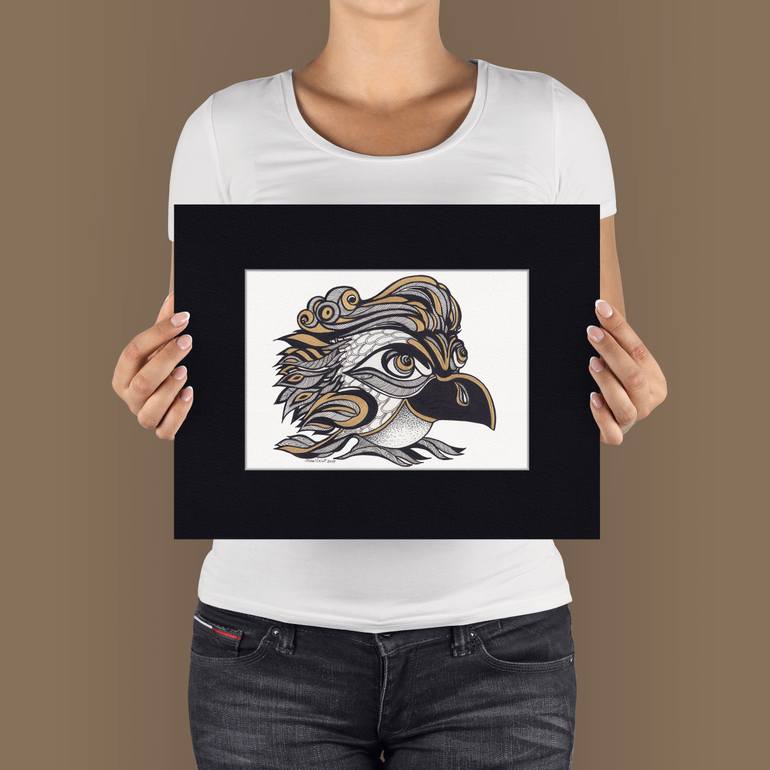 Original Contemporary Animal Drawing by Inna Viriot