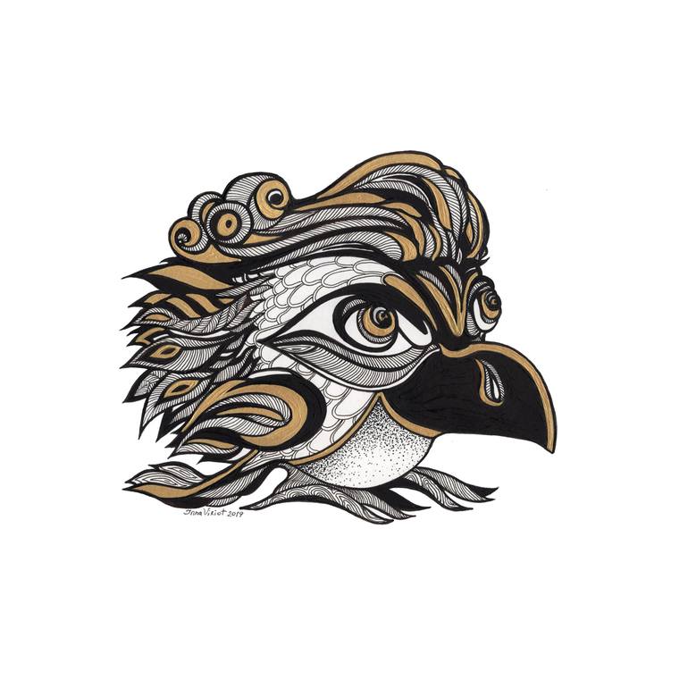 Original Contemporary Animal Drawing by Inna Viriot