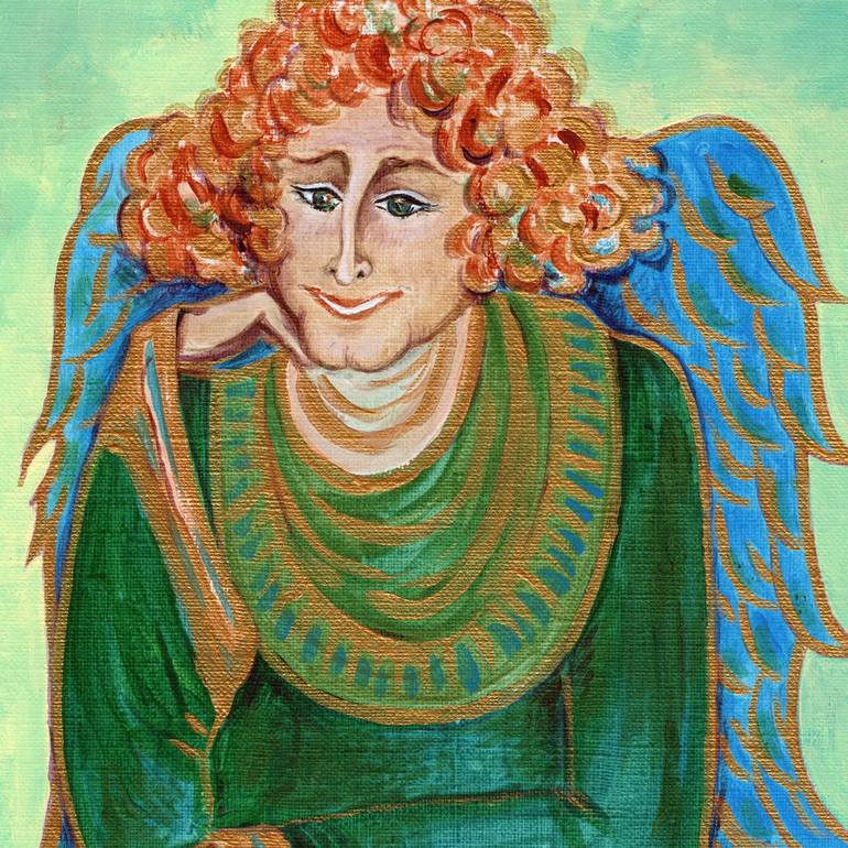 Original Contemporary Religion Paintings by Inna Viriot