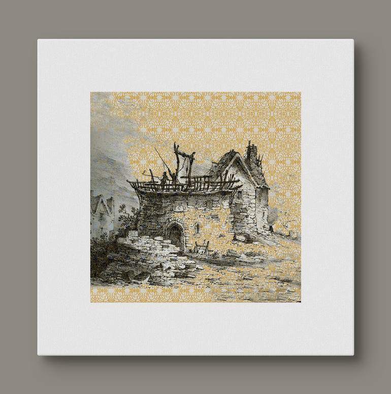 Original Digital Art Architecture Mixed Media by Inna Viriot