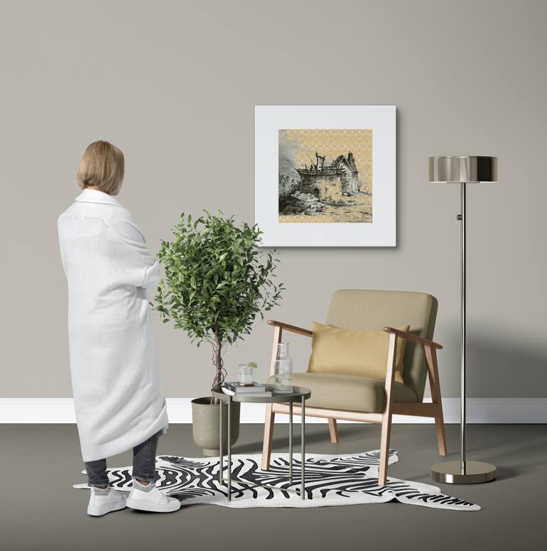 Original Digital Art Architecture Mixed Media by Inna Viriot