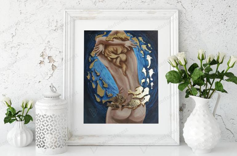 Original Women Painting by Iryna Oliinyk