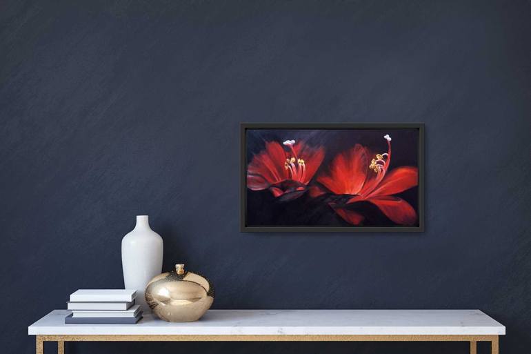 Original Floral Painting by Iryna Oliinyk