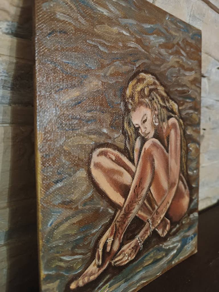 Original Impressionism Body Painting by Iryna Oliinyk