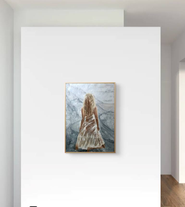 Original Abstract Expressionism Abstract Painting by Iryna Oliinyk