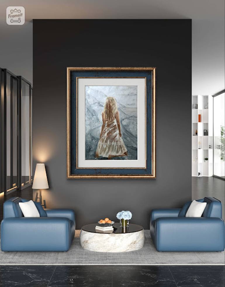 Original Abstract Expressionism Abstract Painting by Iryna Oliinyk