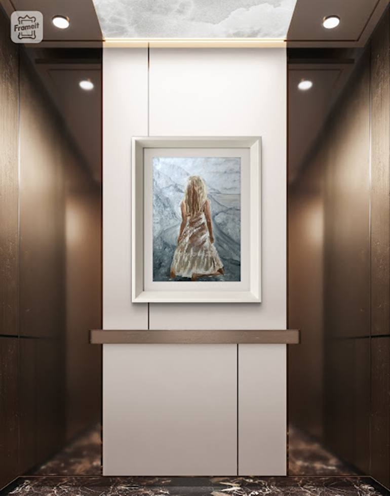 Original Abstract Expressionism Abstract Painting by Iryna Oliinyk