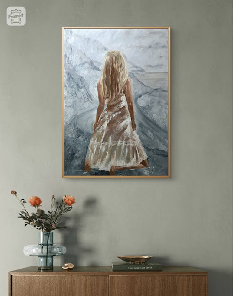 Original Abstract Expressionism Abstract Painting by Iryna Oliinyk