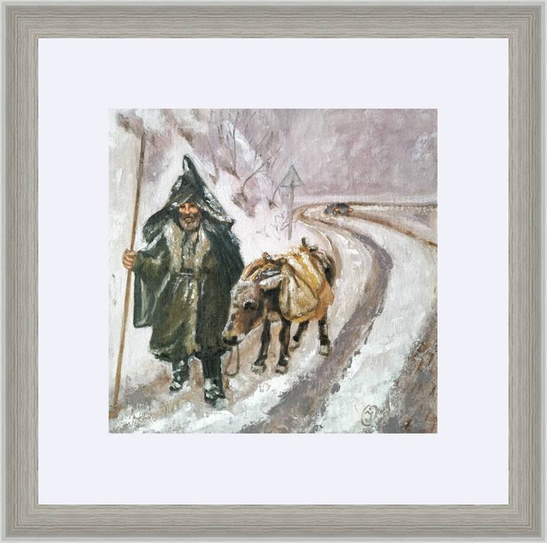 Original Expressionism Men Painting by Iryna Oliinyk