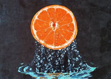 Original Impressionism Still Life Painting by Iryna Oliinyk