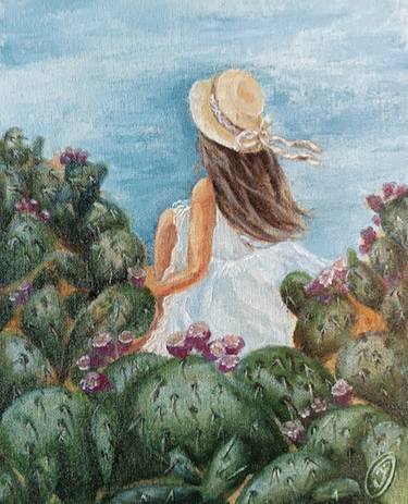 Original Expressionism Women Painting by Iryna Oliinyk