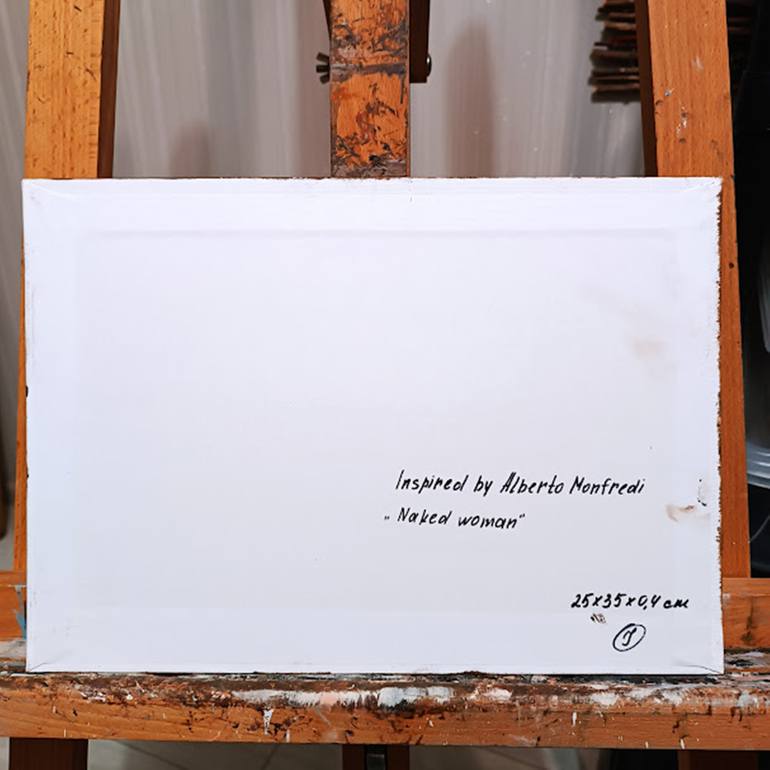 Original Conceptual Nude Painting by Iryna Oliinyk
