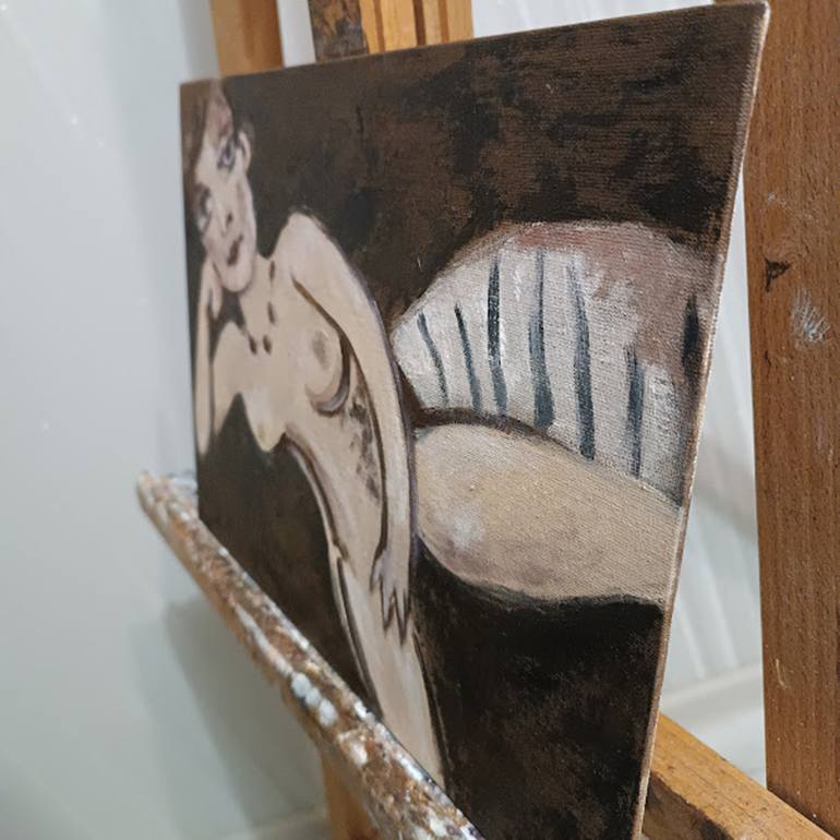 Original Conceptual Nude Painting by Iryna Oliinyk