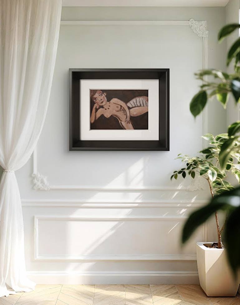 Original Conceptual Nude Painting by Iryna Oliinyk