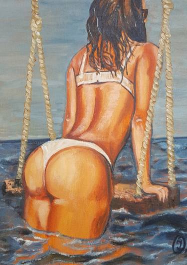 Print of Erotic Paintings by Iryna Oliinyk