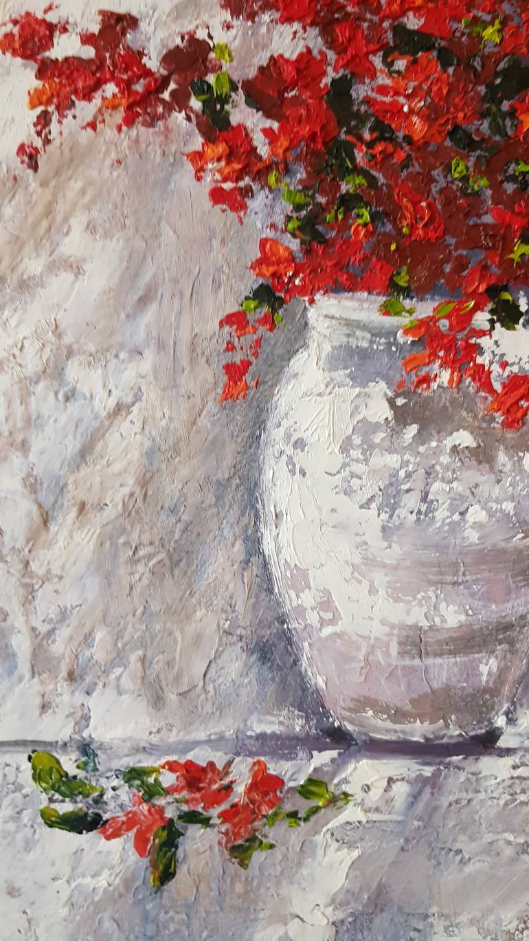 Original Art Deco Botanic Painting by Iryna Oliinyk