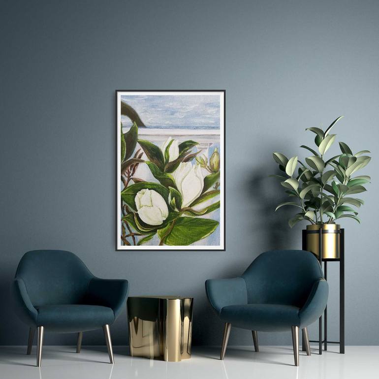 Original Floral Painting by Iryna Oliinyk