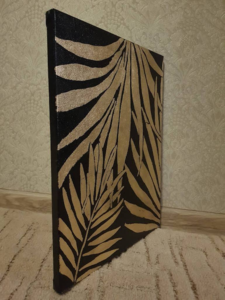 Original Abstract Expressionism Floral Painting by Iryna Oliinyk