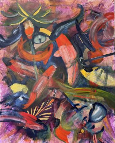 Original Figurative Abstract Painting by Jonathan Rogers