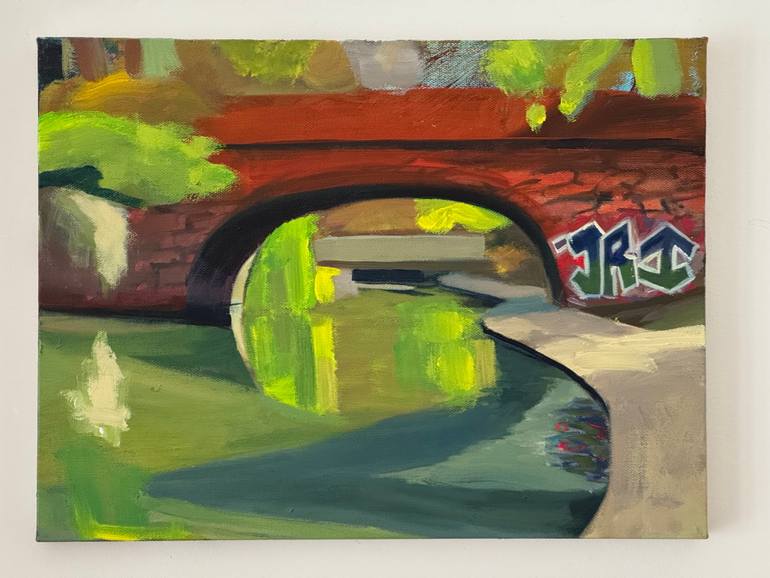 Original Figurative Landscape Painting by Jonathan Rogers