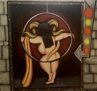 Original Erotic Painting by Ramzi Rahal