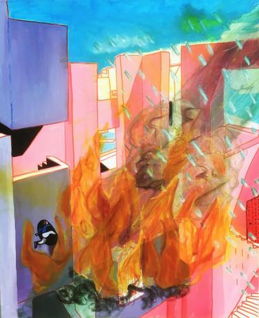 Original Conceptual Love Painting by Tato Zapata