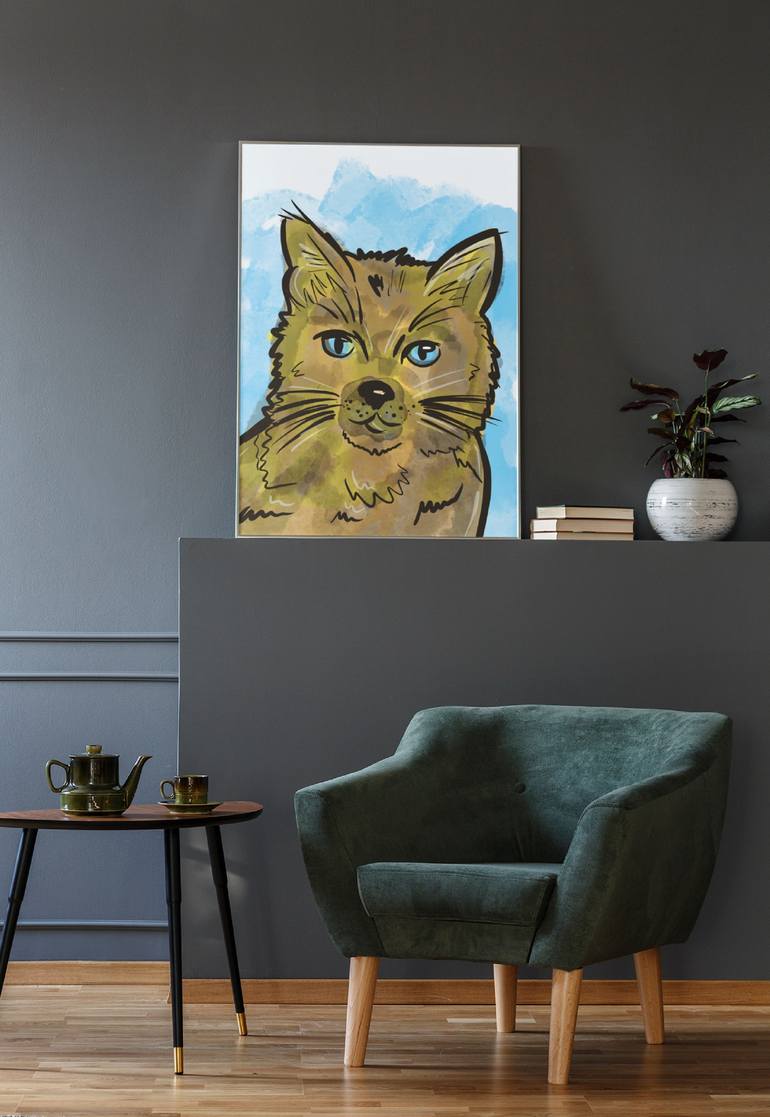 Original Illustration Animal Drawing by Yara Lopes