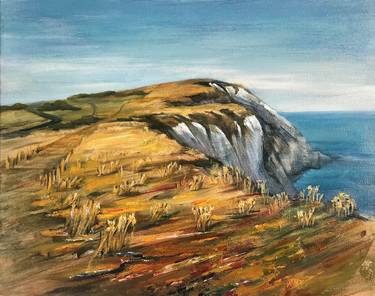“Seven Sisters Cliffs” Original oil painting thumb