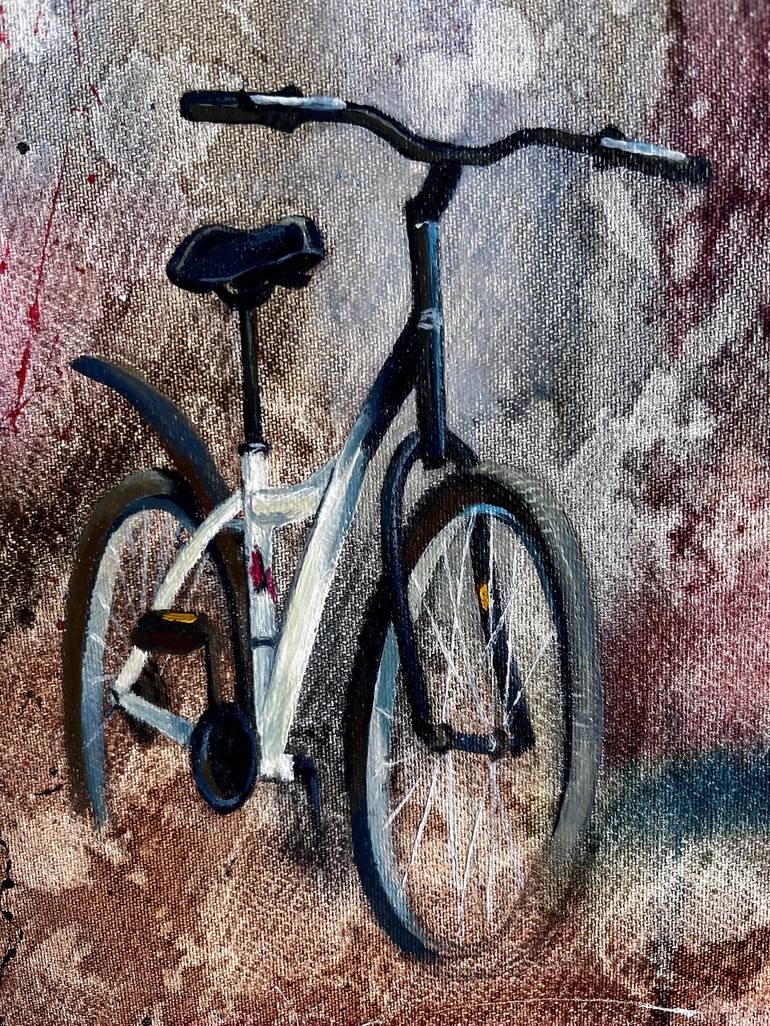 Original Bicycle Painting by Yuliya Smolenchuk