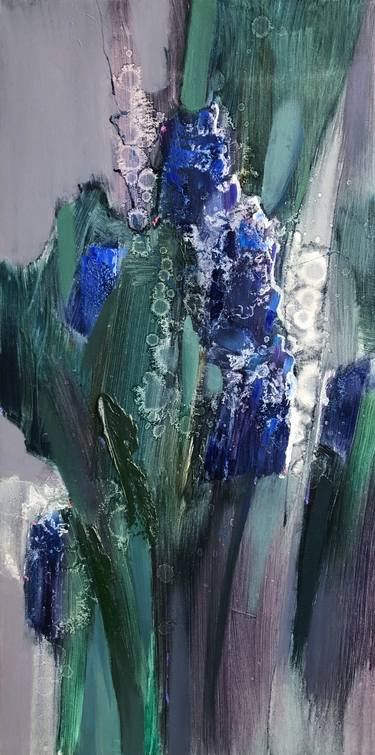 Original Abstract Floral Paintings by Yuliya Smolenchuk