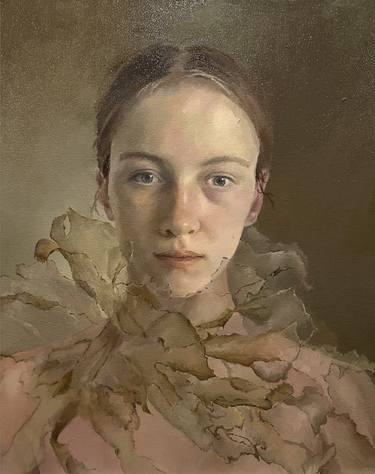 Original Realism Portrait Paintings by Elly Hadjipateras