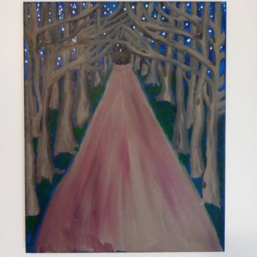 Original Expressionism Tree Painting by Shane Camp