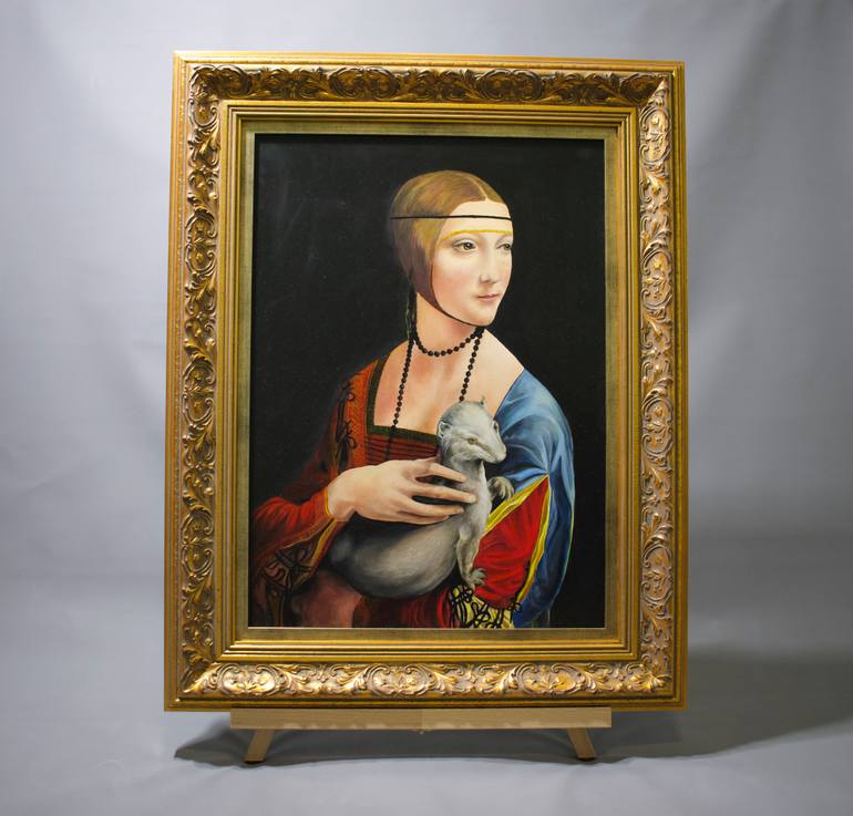 Original Portraiture People Painting by Kushan Magedara