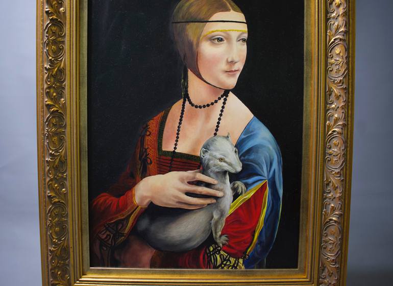 Original Portraiture People Painting by Kushan Magedara