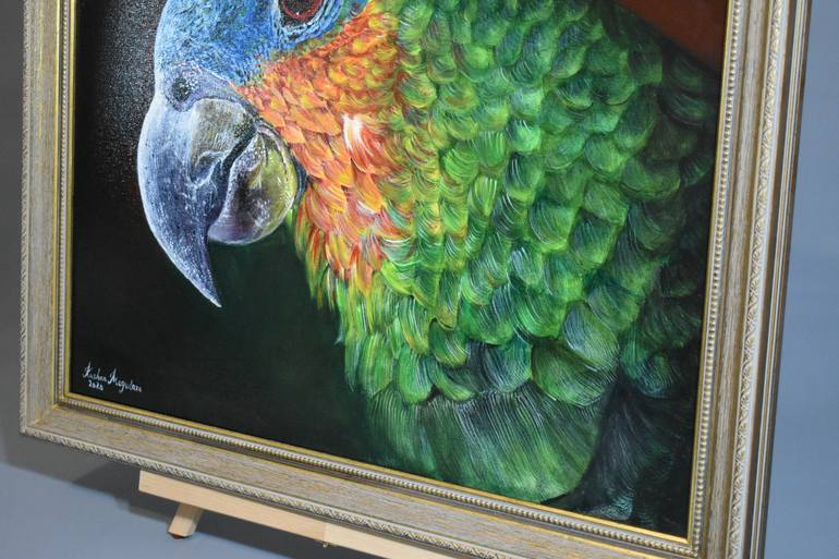 Original Art Deco Animal Painting by Kushan Magedara