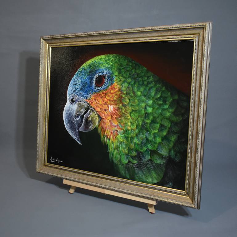 Original Art Deco Animal Painting by Kushan Magedara