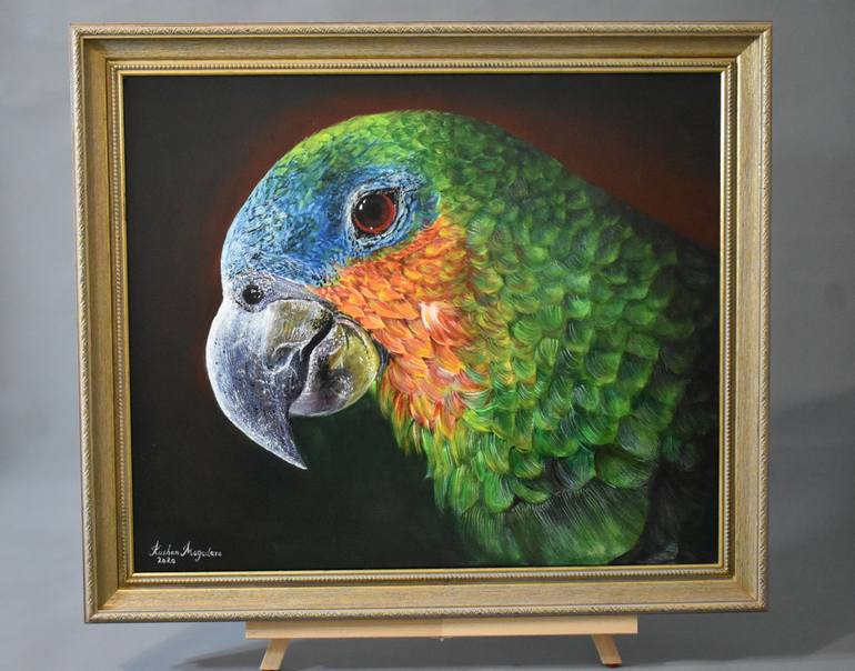 Original Art Deco Animal Painting by Kushan Magedara